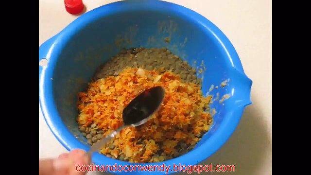 ¡Muy fácil! María Eugenia Baptista Zacarias: Unas deliciosas y rápidas hamburguesas de lentejas