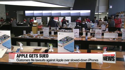 Customers sue Apple over slowed iPhones