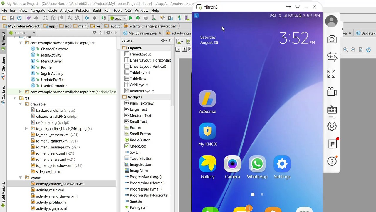 Firebase Sample Project DEMO