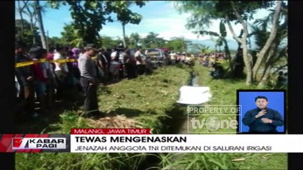 Anggota Kostrad TNI Ditemukan Tewas Mengenaskan di Selokan