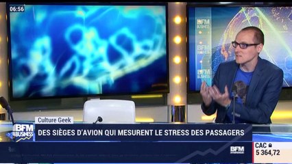 Anthony Morel: Des sièges d'avion qui mesurent le stress des passagers - 26/12