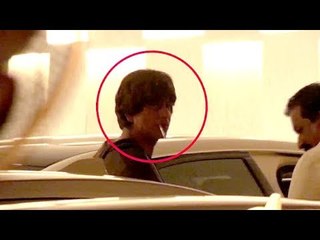 Shah Rukh Khan Caught Smoking At Karan Johar's Christmas Bash