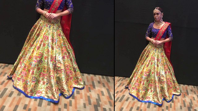 Amruta Khanvilkar SHOWSTOPPER | Walks The Ramp With Vaibhav Tatwawaadi | Pune Times Fashion Week