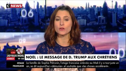 Pour Noël, Donald Trump a délivré un message aux chrétiens dans un décor très travaillé ! Regardez
