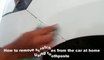 How to remove scratches from the car at