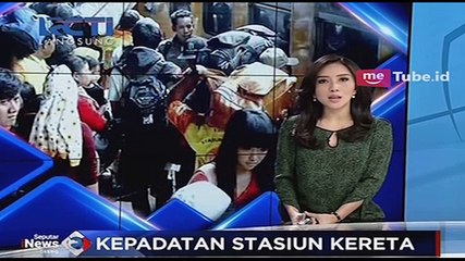 Libur Natal, Stasiun Senen Masih Padat