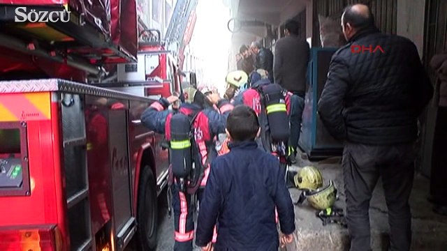 Bayrampaşa'da sanayi sitesinde yangın