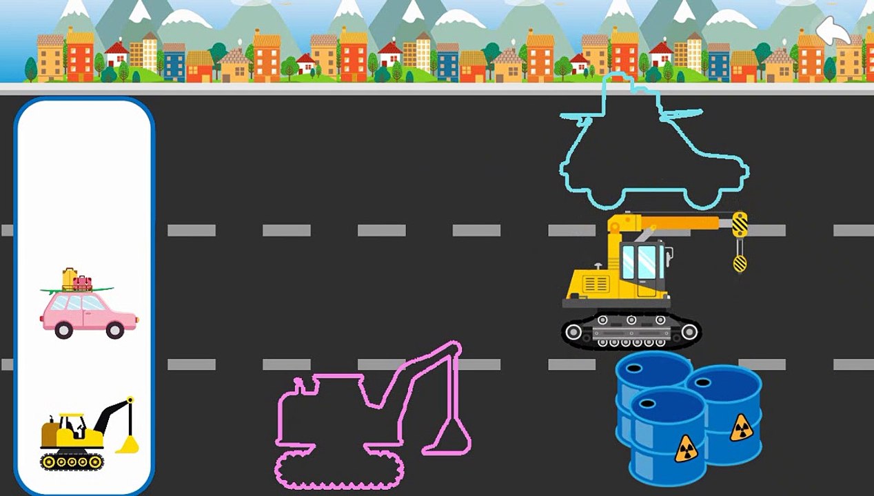 Puzzle Cars for Toddlers - truck toys for kids, car _ vehicles puzzle for kids, videos for ch