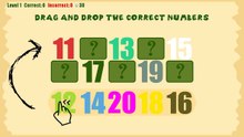 Counting math for kid - counting numbers  numbers 1-20 lesson for c