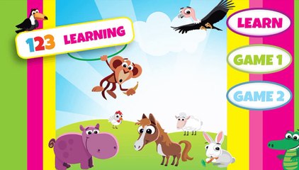 Kid number - endless numbers counting 1 to 10 - learn 123 number for