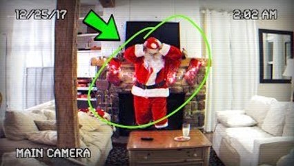 SANTA CAUGHT ON CAMERA IN REAL LIFE