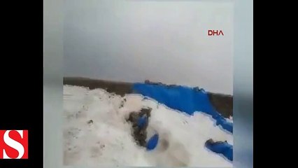Kahraman zor hava şartlarında bile teröristlere geçit vermiyor