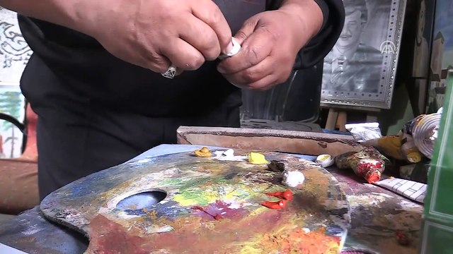 Kamyoncu baba ve çocuklarının resim tutkusu - UŞAK