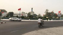 Erdoğan'ın Ziyareti Öncesi Encemine'de Caddeler Türk Bayraklarıyla Süslendi