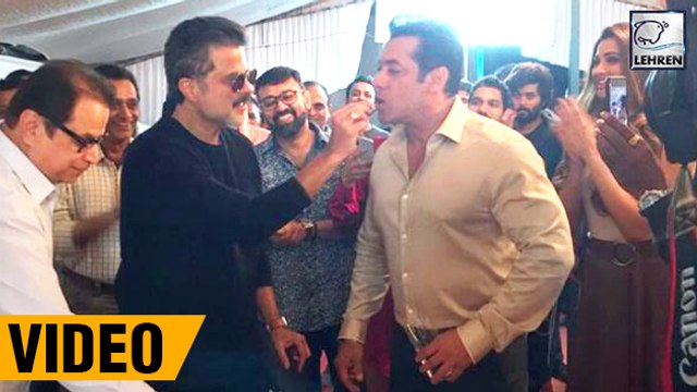 Salman Khan & Anil Kapoor's Birthday Celebrations On Race 3 Set