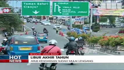Libur Natal dan Akhir Tahun, Volume Kendaran Disejumlah Ruas Jalan Sudah Mulai Lengang