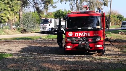 Tarım işçilerinin kaldığı çadırlarda yangın - ADANA