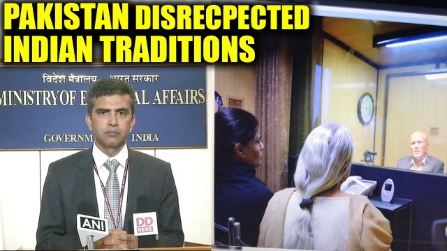 Pakistan disrespects Indian traditions, Kulbhushan Jadhav's wife not allowed to wear 'Mangalsutra' | Oneindia News