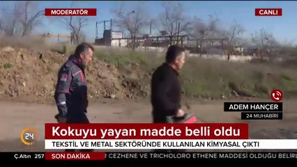 Tekstil ve metal sektöründe kullanılan kimyasal çıktı