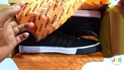 Sparx Men's Black Shoes UNBOXING
