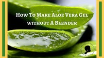 HOW TO MAKE ALOE VERA GEL In 5 MINS AT HOME / HOW to CUT ALOE VERA LEAVES / Aloe vera ge l / Aloevera
