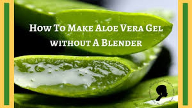 HOW TO MAKE ALOE VERA GEL In 5 MINS AT HOME / HOW to CUT ALOE VERA LEAVES / Aloe vera ge l / Aloevera