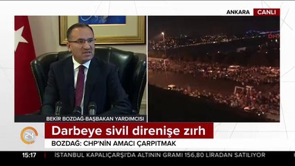 Darbelere karşı milleti tehdit ediyorlar