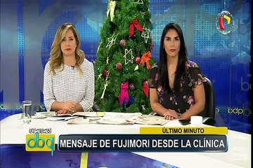 Alberto Fujimori pide perdón por sus errores