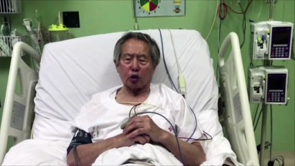 Expresidente Fujimori pide perdón a peruanos y agradece indulto otorgado por Kuczynski