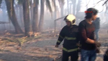 Adana'da Suriyelilerin Kaldığı 10 Çadır Yandı