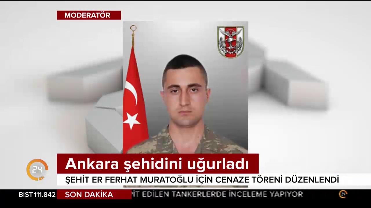 Ankara şehidimiz uğurlandı