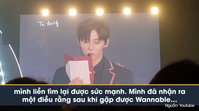 Hwang Min Hyun tự tay viết thư cảm ơn dành tặng Wannable trước khi Wanna One tan rã