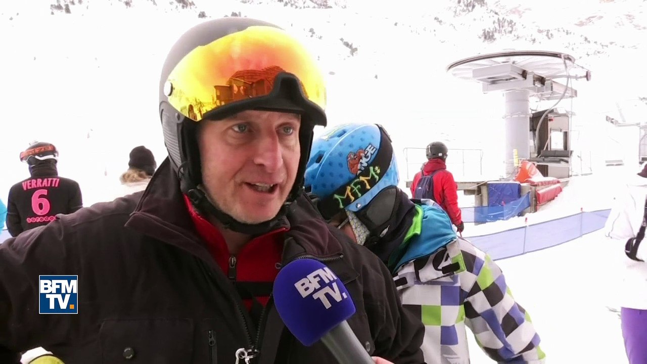 "Notre président skie sans casque", ils ont croisé les Macron au ski