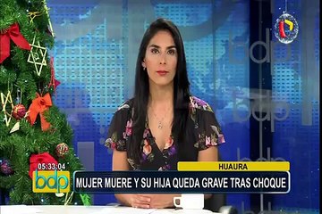 Huarua: mujer falleció tras accidente de tránsito