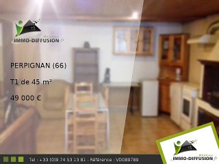 T1 A vendre Perpignan 45m2 - 49 000 Euros
