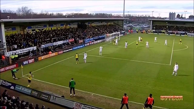 1-0 Tom Naylor Goal England Championship - 26.12.2017 Burton Albion 1-0 Leeds United