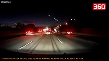 U mahniten nga meteori ne qiell, shoferet hutohen duke u perplasur me njeri tjetrin (360video)