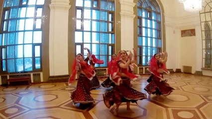 Padmavati Ghoomar Song Indian Dance Group Mayuri, Russia, Petrozavodsk