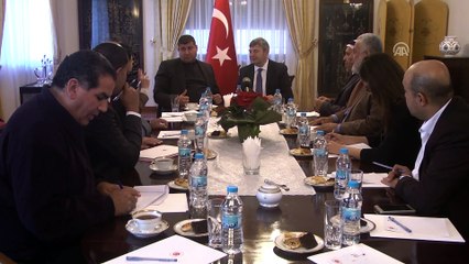 Ürdün Temsilciler Meclisi Filistin Komisyonu üyeleri Büyükelçi Karagöz'le görüştü - AMMAN