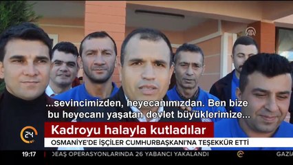 Kadroyu halayla kutladılar