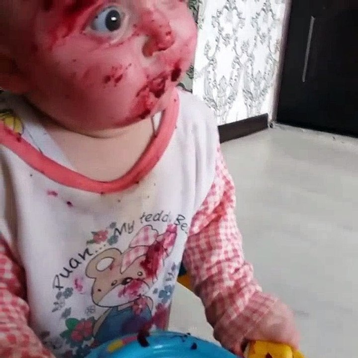 Funny Video: Baby Ate Too Much On Christmas