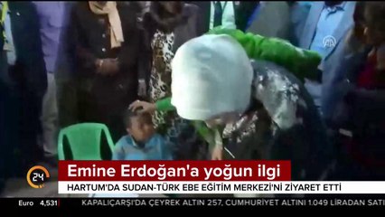 Emine Erdoğan'a yoğun ilgi