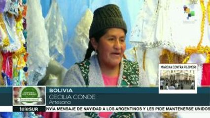 Bolivianos acostumbran cambiar las ropas del Niño Jesús