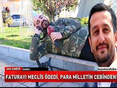 Faturayı Meclis ödedi, para milletin cebinden!