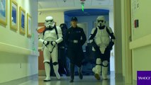 Visite d'un hôpital par les troupes de Star Wars pour les enfants malades à Noël !