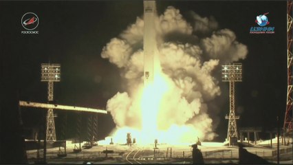 Launch of Zenit from Baikonur with AngoSat-1 Satellite