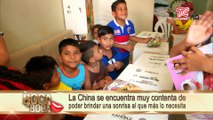 “La China” Suárez compartió una mañana muy emotiva con niños del albergue con cáncer