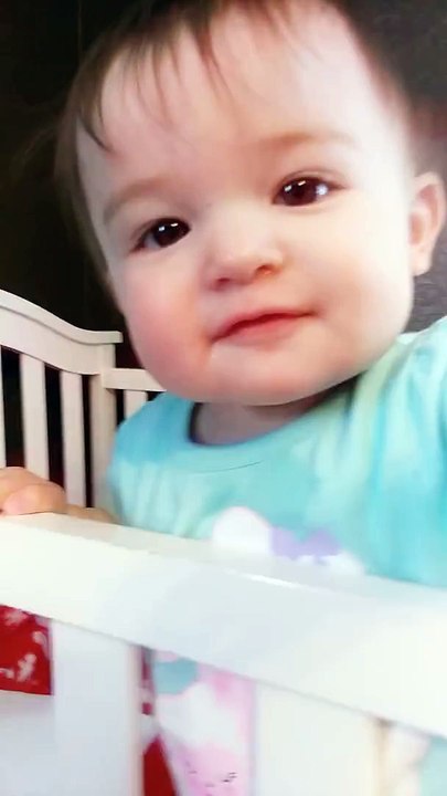 This Baby does not think Mommy is funny!!