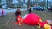 Vandals Slash Virginia Family's Inflatable Christmas Decorations
