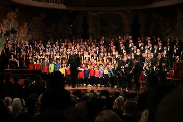 Cant de la senyera, al concert de Sant Esteve 2017